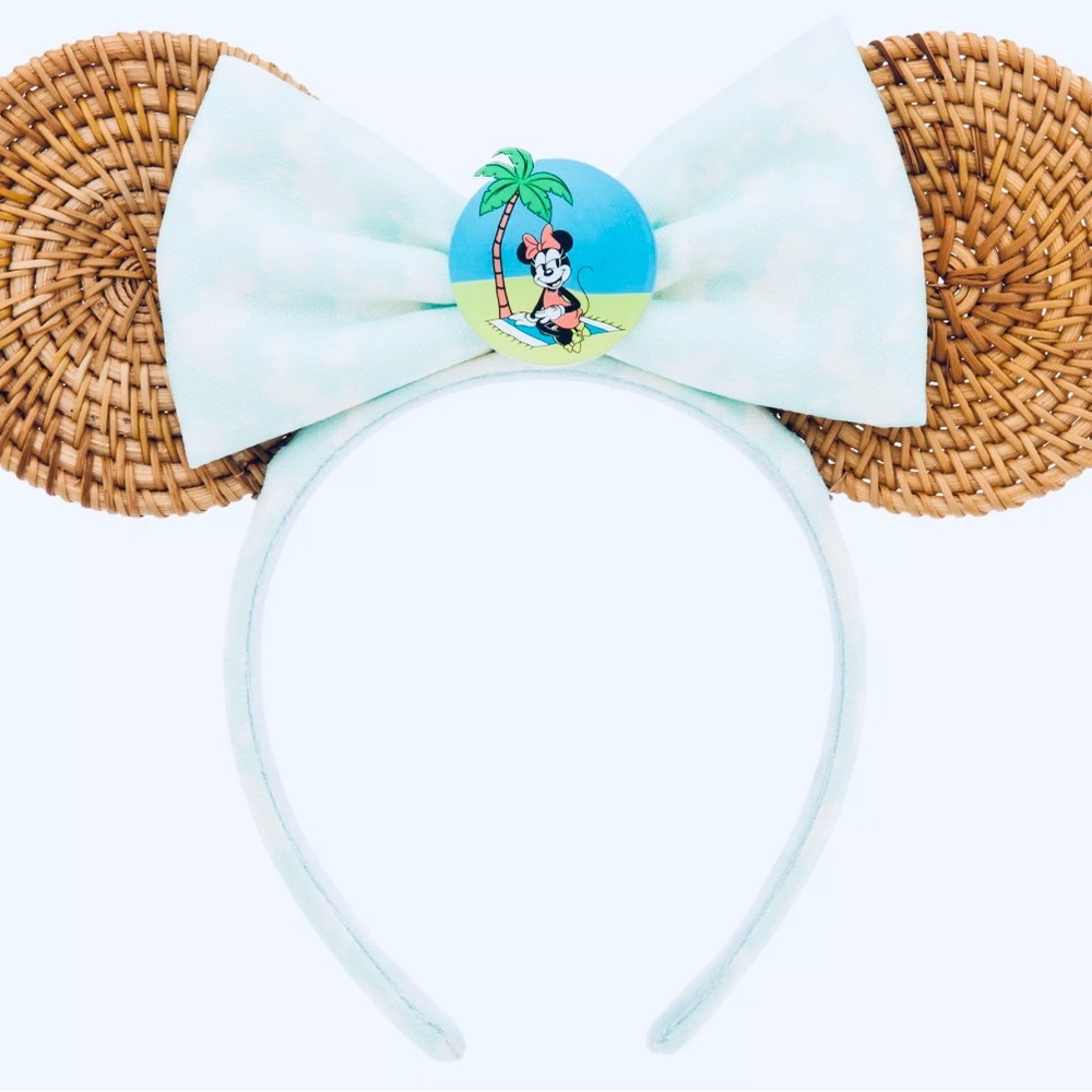 Minnie Mouse Tropical Headband with Bow-NEW-sold out on Disney site !
